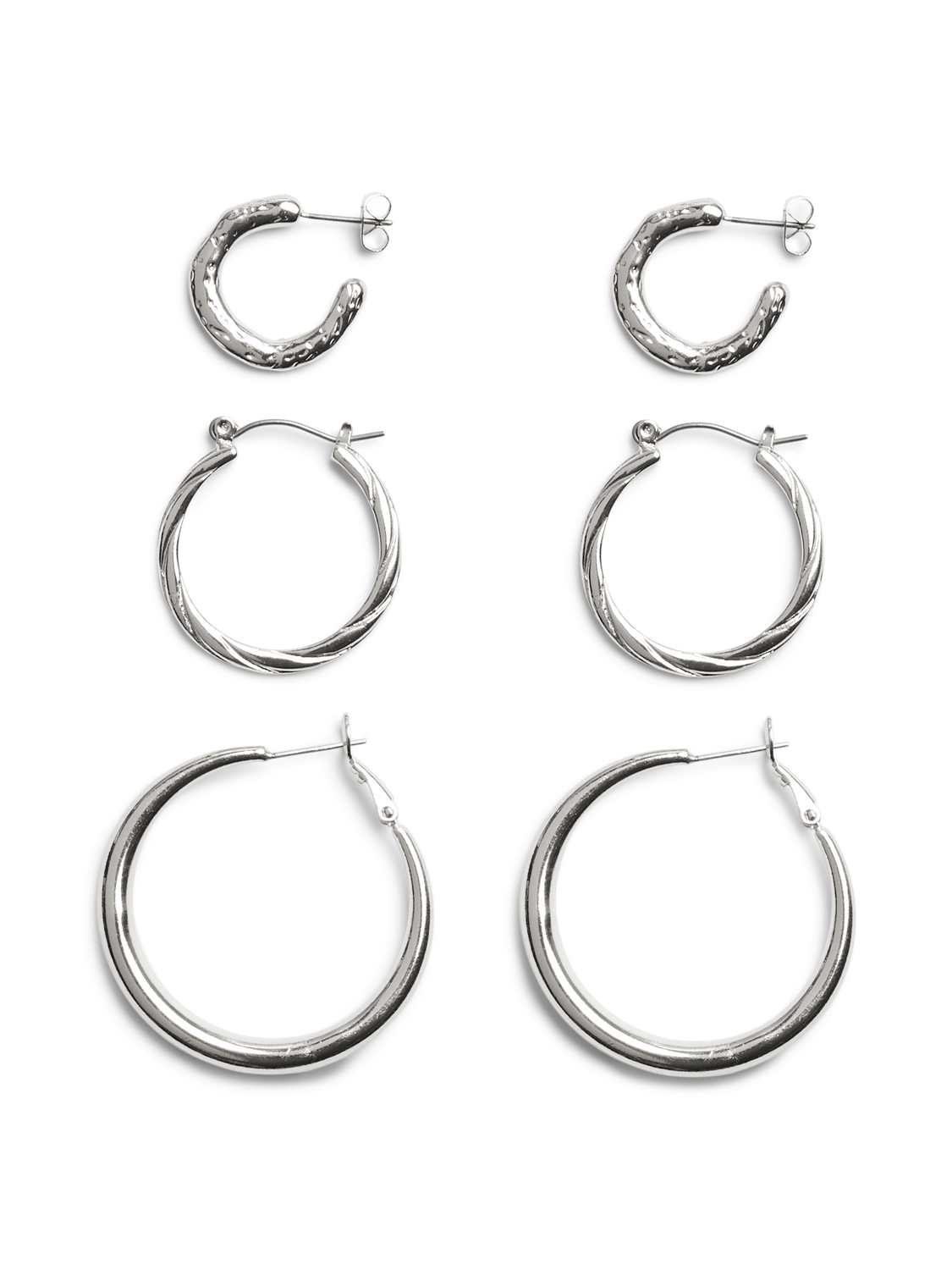 PCSILJA Earrings - Silver Colour